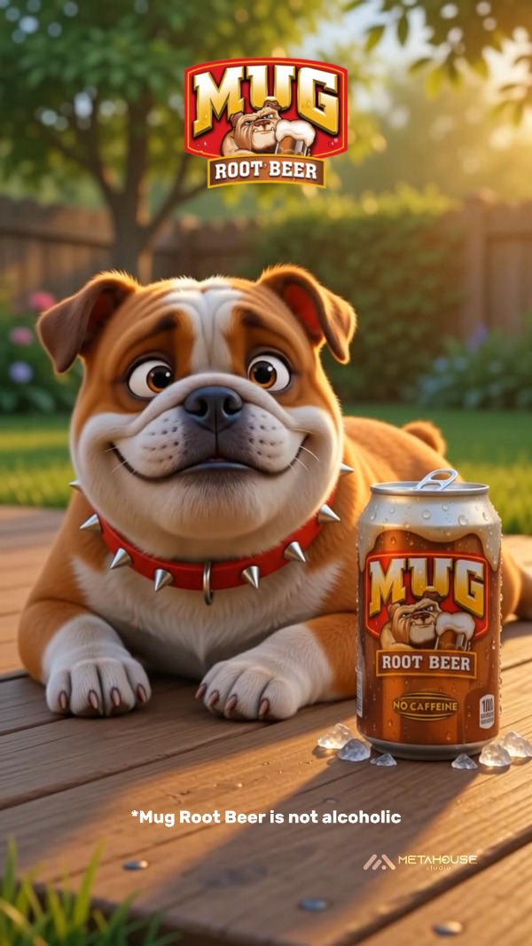 Mug root animacion 3d